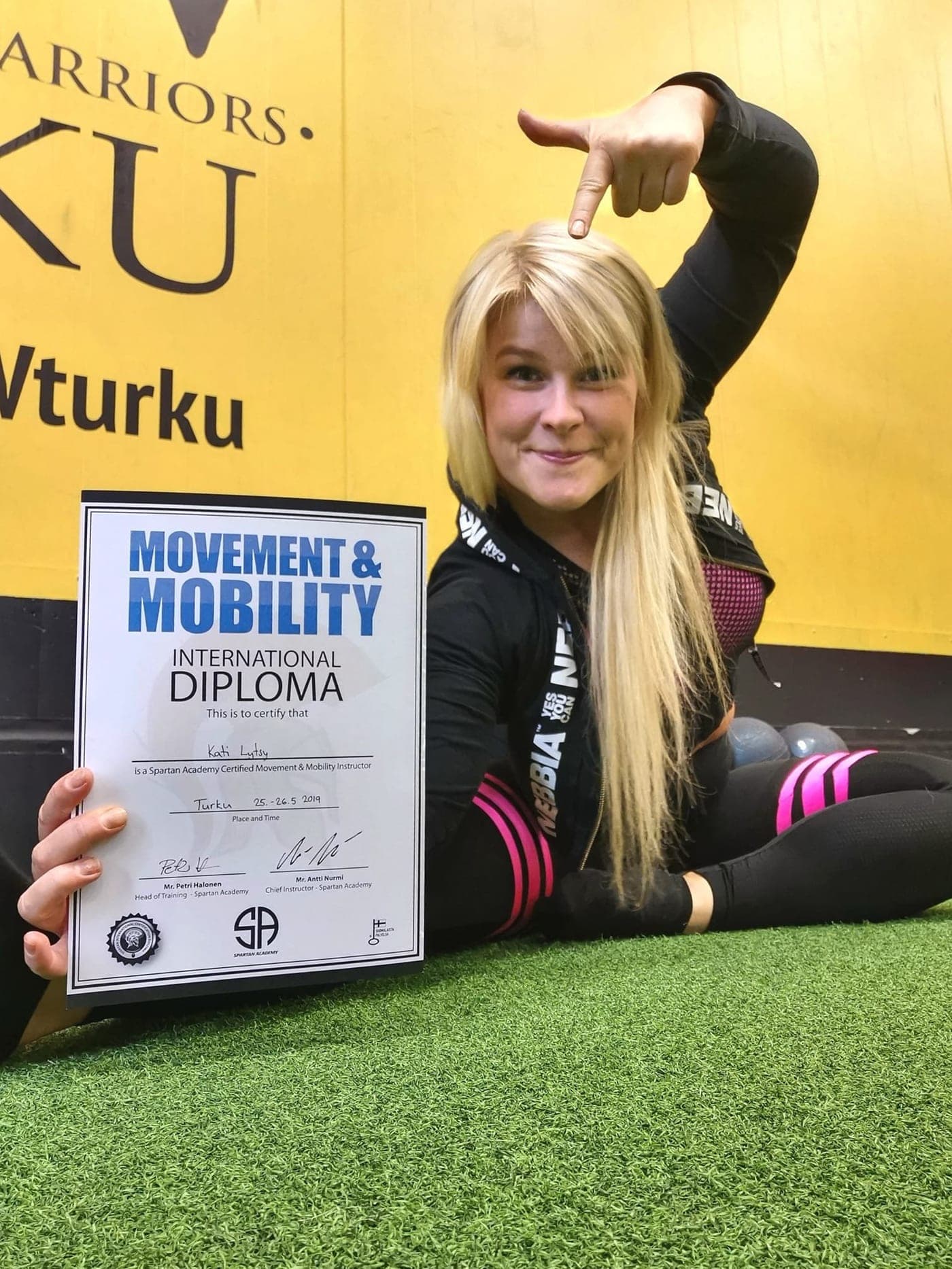 Kati Lytsy Movement & Mobility -diplomin kanssa
