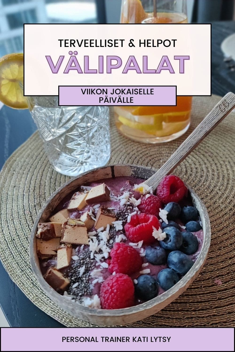 Välipalaopas ja proteiinipitoisia välipaloja